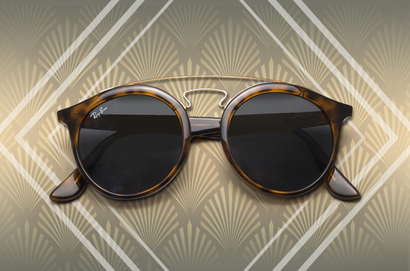 Okulary Ray-Ban z podwójnym mostkiem: nowe gwiazdy retro-chic